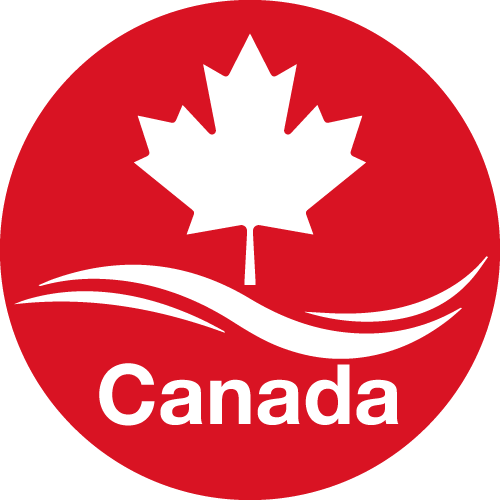 Étiquettes ''Canada'' (1'' x 1'')