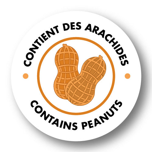 Contient des arachides