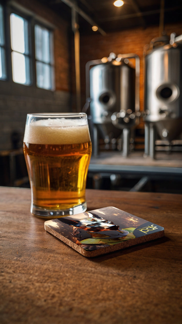 Sous-verre en liège personnalisable