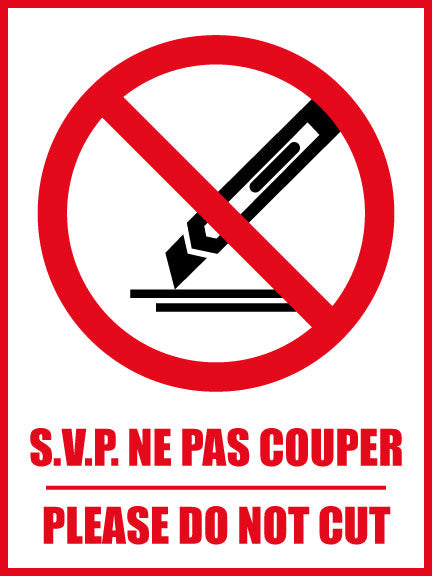 Ne pas couper 3 x 4''