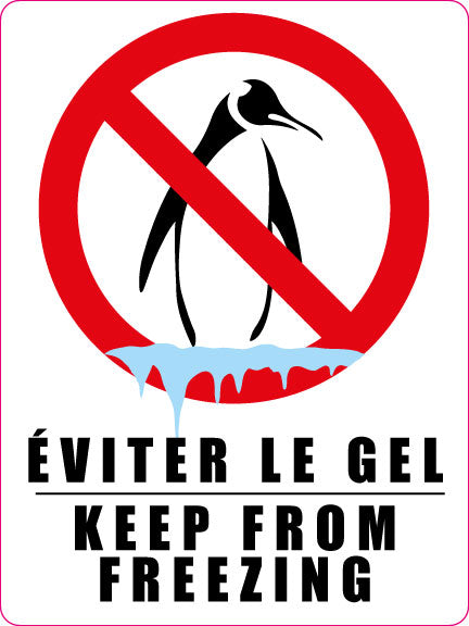 Éviter le gel 3 x 4''