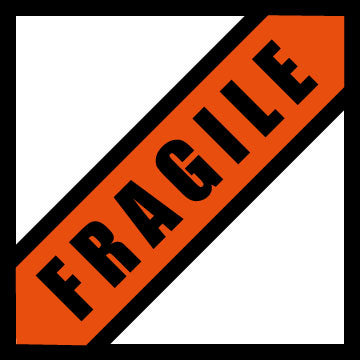 Fragile 2.5 x 2.5''